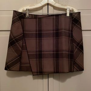 Free People Plaid Mini Skirt